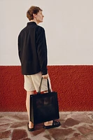 Regular Fit Linen-Blend Shorts