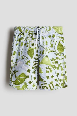 Seersucker Swim Shorts
