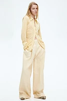 Wide-Leg Dress Pants