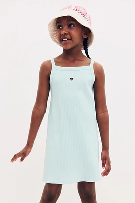 Ribbed strappy dress