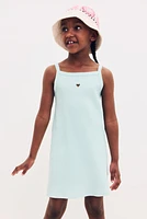 Ribbed strappy dress