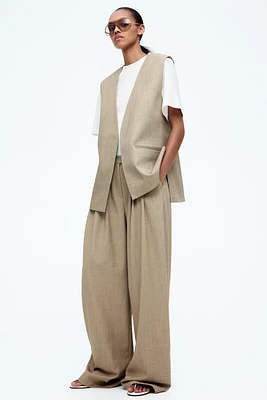 Pleat-Front Pants