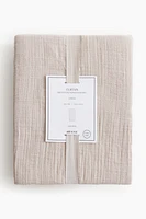 2-pack long muslin curtain lengths