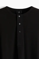 Slim-Fit Ribbed Jersey Shirt