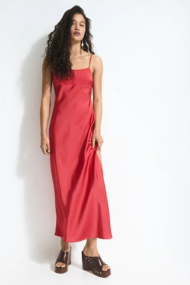 Tie-Detail Maxi Dress