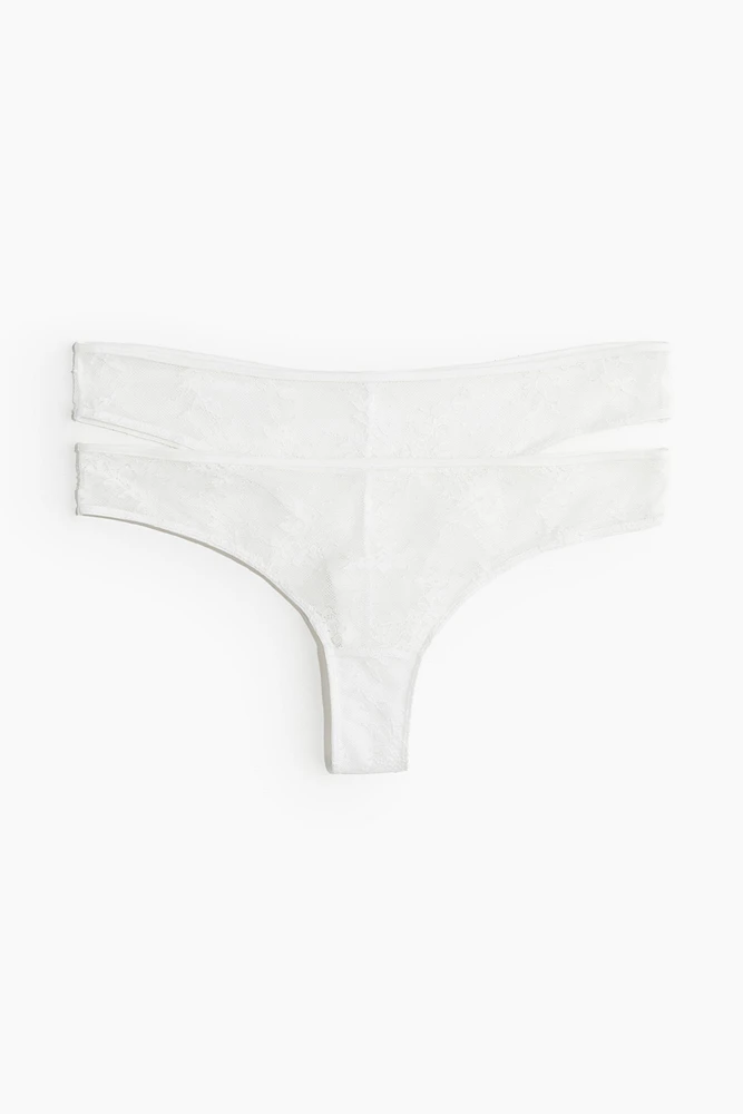 2-pack Lace Brazilian Briefs