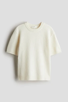 Brushed Fine-Knit Top