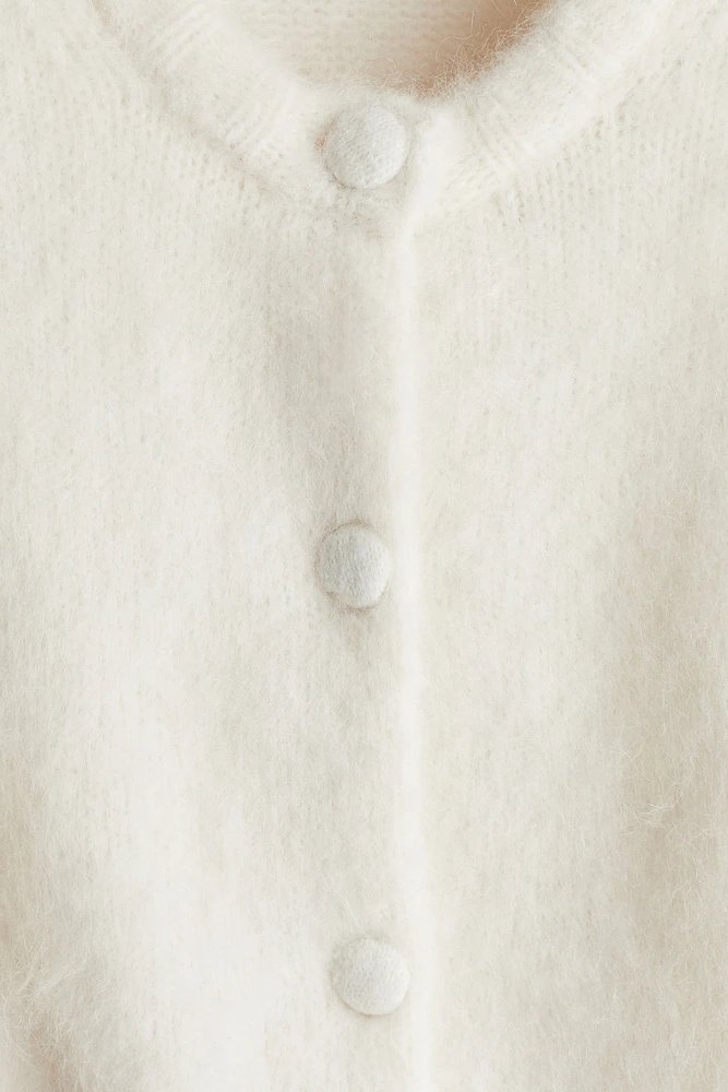 Mohair-Blend Cardigan