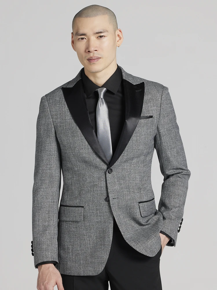 Slim Fit Satin Trim Dinner Jacket