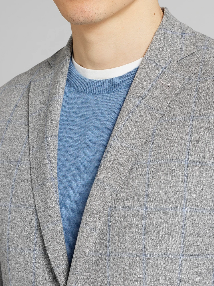 Slim Fit Windowpane Sport Coat