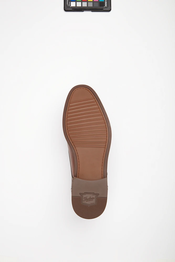 Remi Leather Plain Toe Lace-Up Oxfords