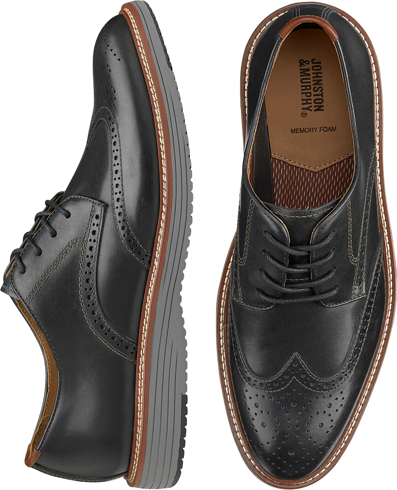 Upton Leather Wingtip Oxfords