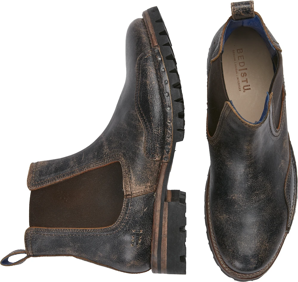 Brady Trek Leather Plain Toe Chelsea Boots