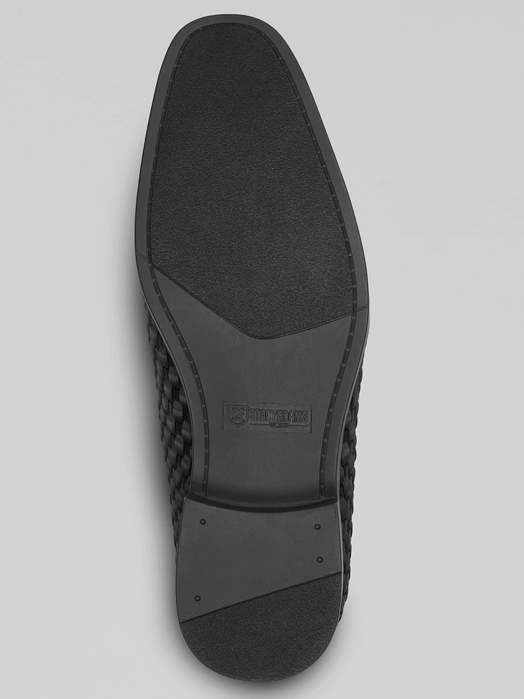 Swenson Weave Slip-On Smoking Loafers