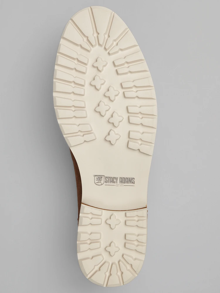 Hopkins Suede Moc Toe Penny Loafers