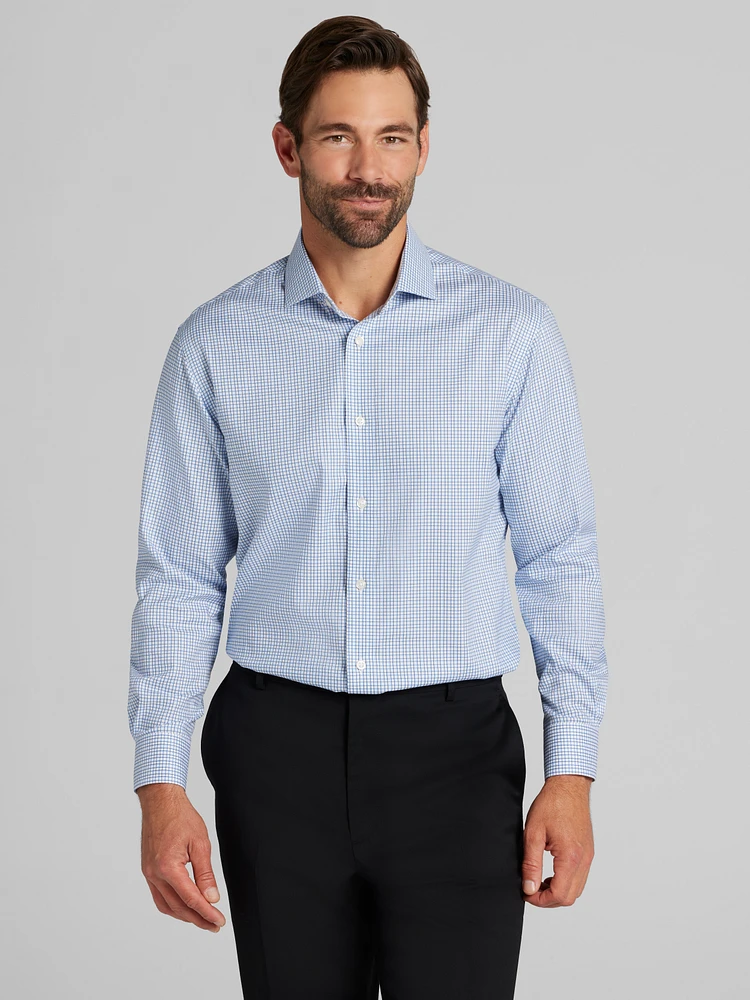 Slim Fit Check Dress Shirt