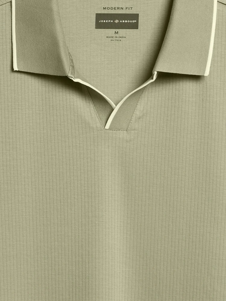 Modern Fit Luxe Mini Stripe Johnny Polo