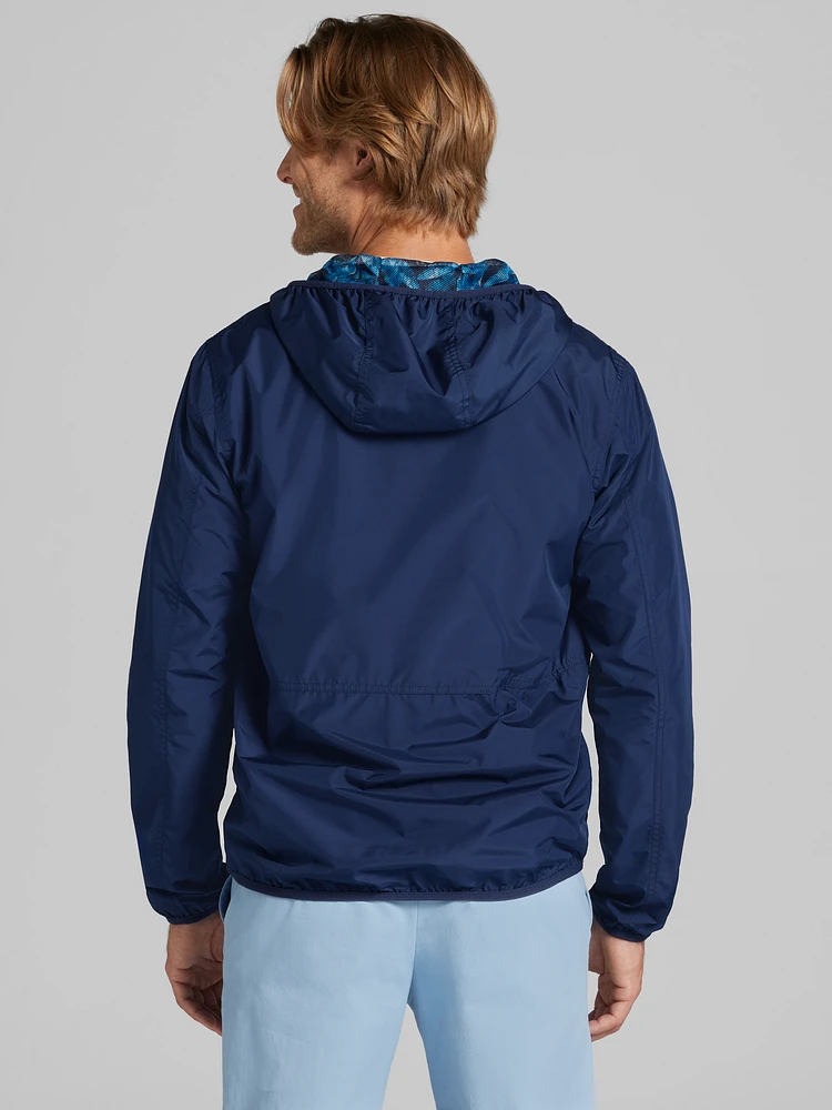 Slim Fit Hooded Windbreaker