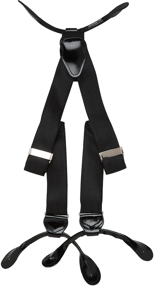 Fancy Silk Button Braces