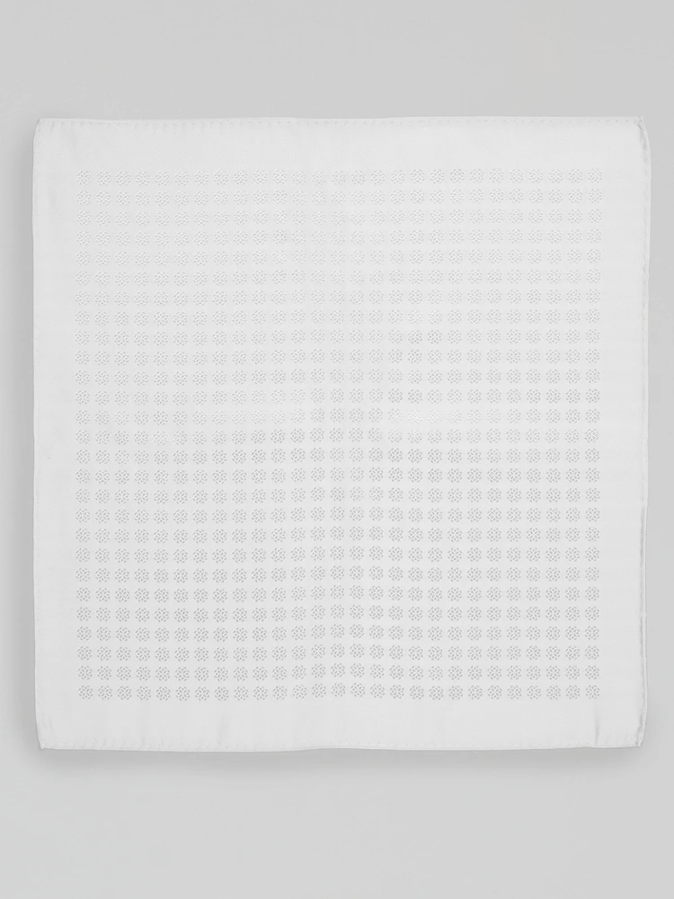 Tonal Medallion Pocket Square