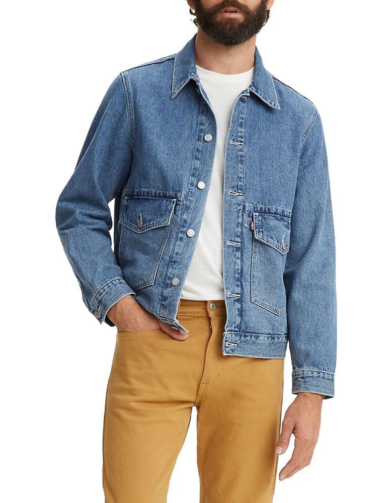 levi's patch pocket trucker jacket