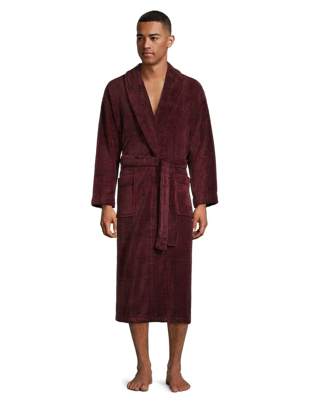 Glen Plaid Plush Robe