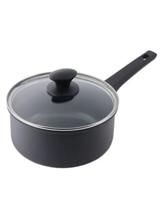Soft-Touch Aluminum Sauce Pan With Cover