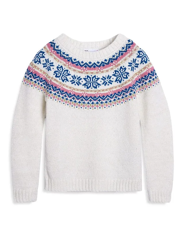 Little Girl's Fair Isle Knit Sweater