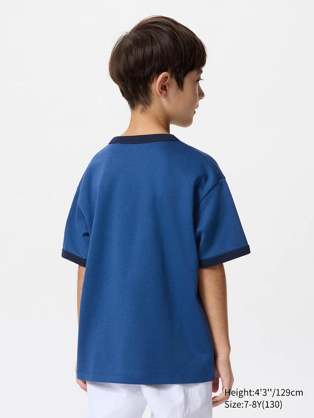 Cotton Striped Airism Oversized Tee From Uniqlo MEN'S AIRISM