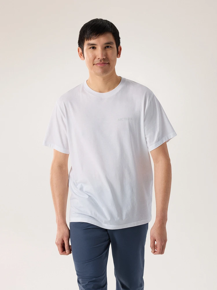 Kragg SL Cotton Blurred Bird Shirt SS Men's