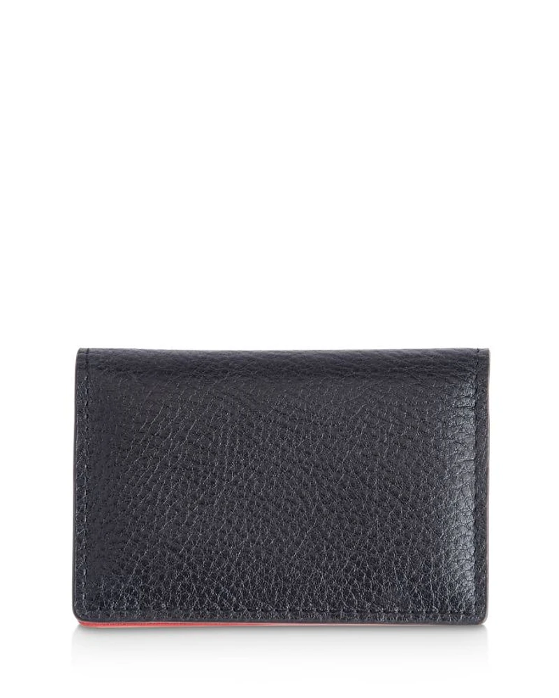 Pebbled Leather Card Case