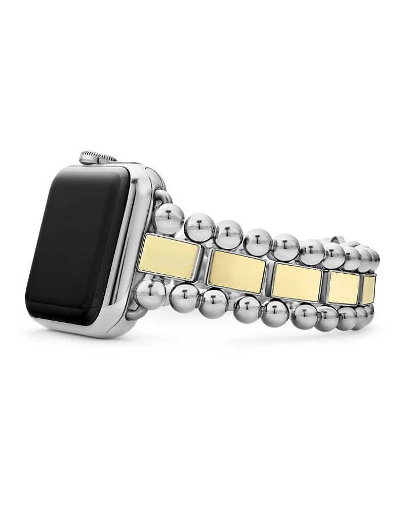 Smart Caviar Stainless Steel 18K Gold Apple™ Watch Bracelet