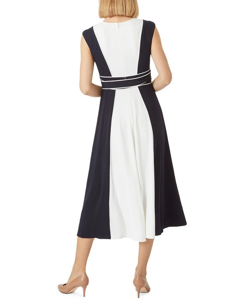 Rae Color-Blocked Midi Dress