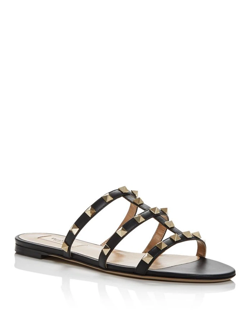Women's Rockstud Slide Sandals
