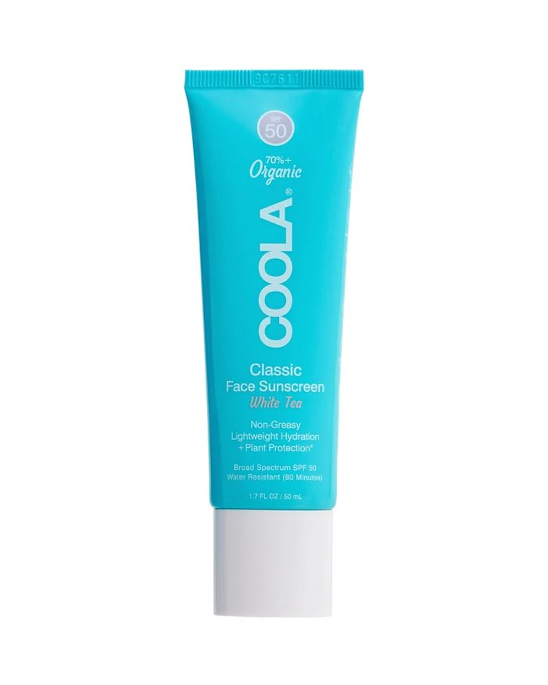 Classic Face Organic Sunscreen Lotion SPF 50 - White Tea