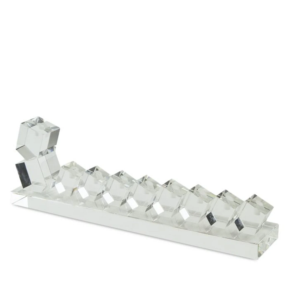 Crystal Glass Menorah
