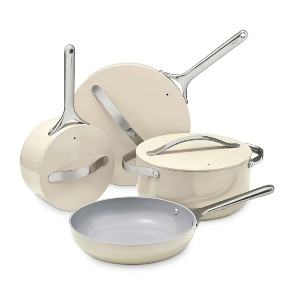 Non-Toxic Ceramic Non-Stick Cookware 7-Piece Set