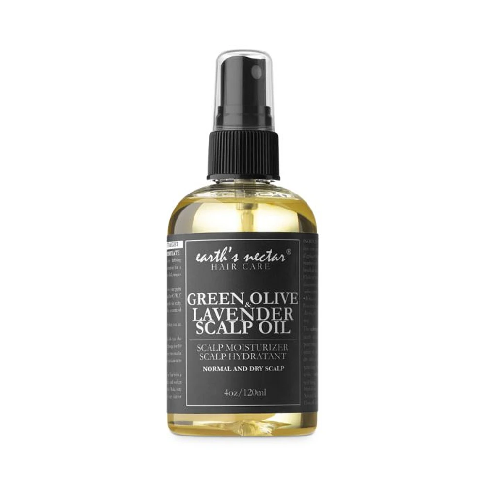 Green Olive & Lavender Scalp Oil, 4 oz.