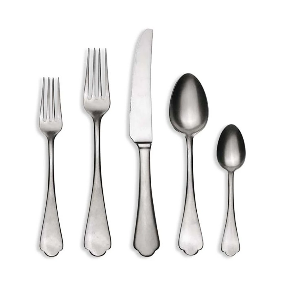 Dolce Vita Pewter 5-Piece Place Setting