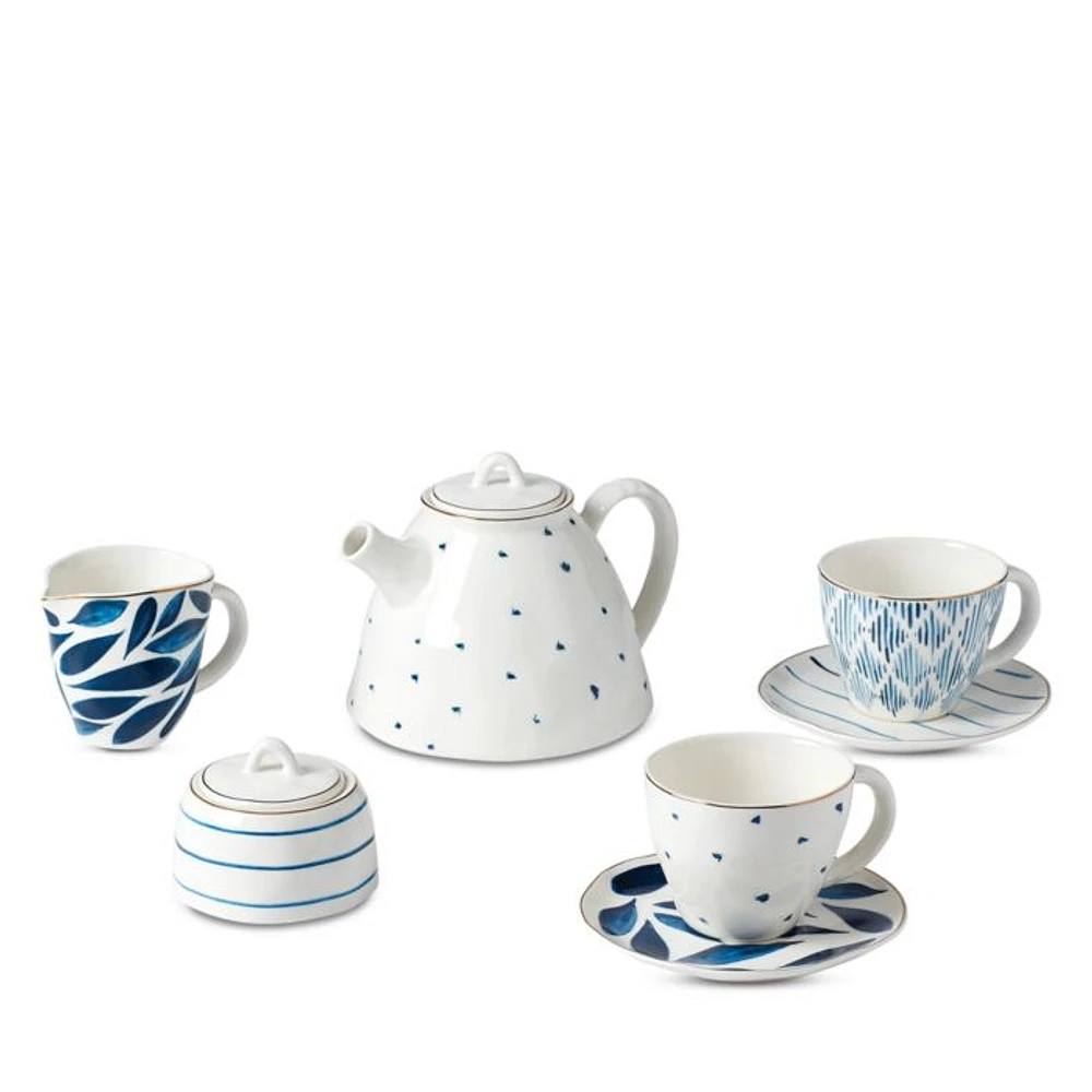 Blue Bay 9 Piece Tea Set for Two