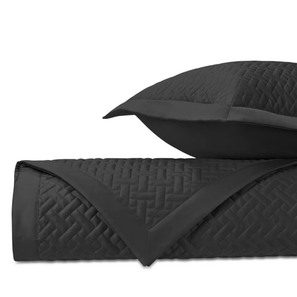 Basketweave Euro Quilted Sham, Pair
