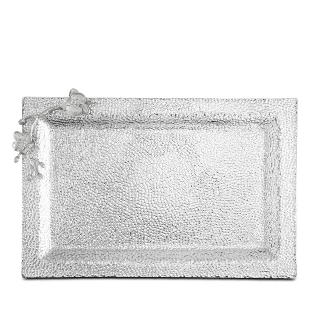 Michael Aram White Orchid Glass Tray