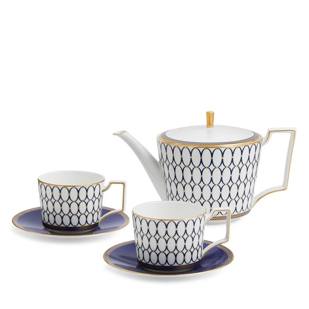 5 Piece Renaissance Gold Tea Set