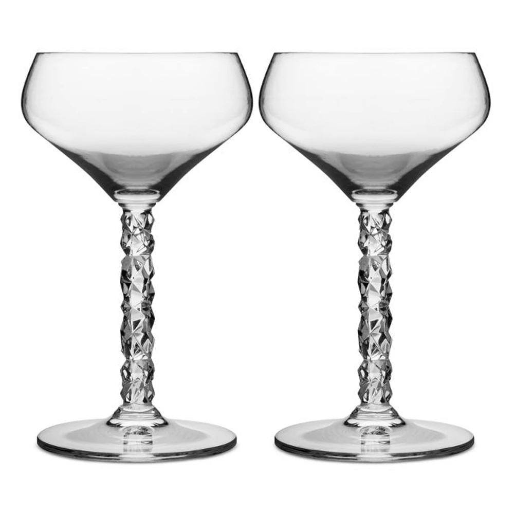 Carat Coupe Glass, Set of 2
