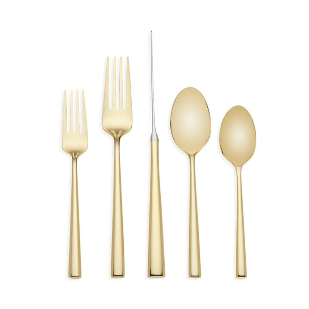 Malmo Gold 5 P-Piece Place Setting