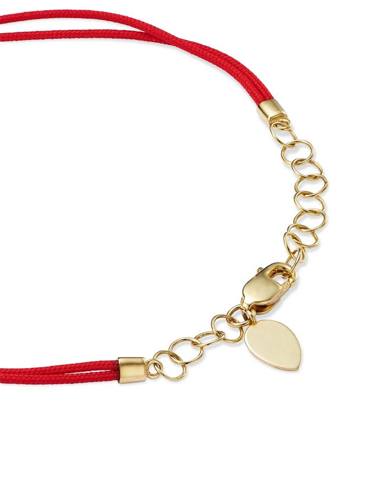 Diamond, Blue Sapphire And 14K Yellow Gold Evil Eye Bracelet