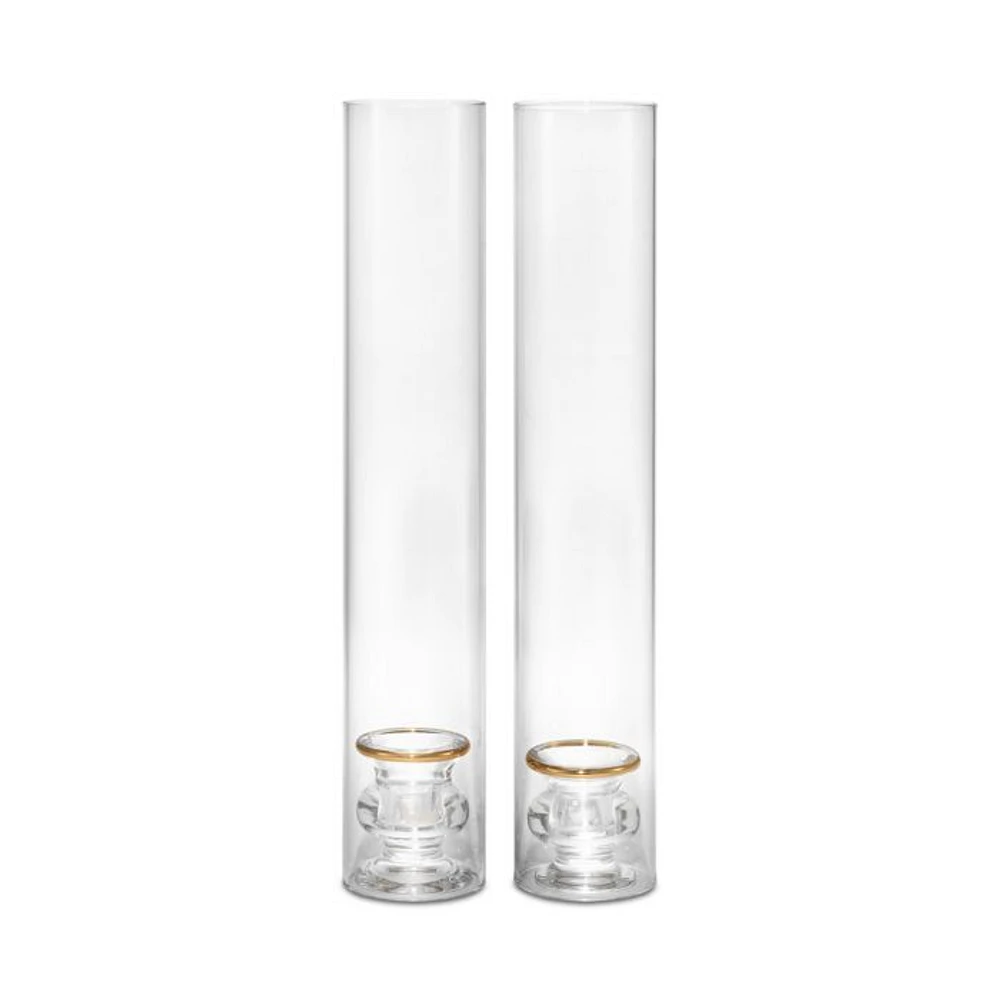 Sancia Taper Holder with Sleeve, Set of 2
