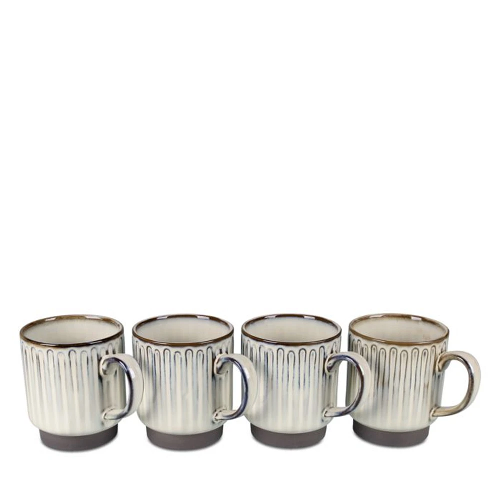 Colonnade Mugs, Set of 4