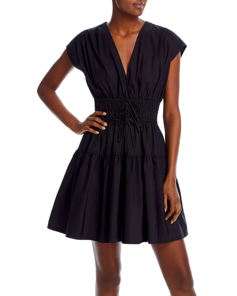 Tora Cotton Poplin Mini Dress