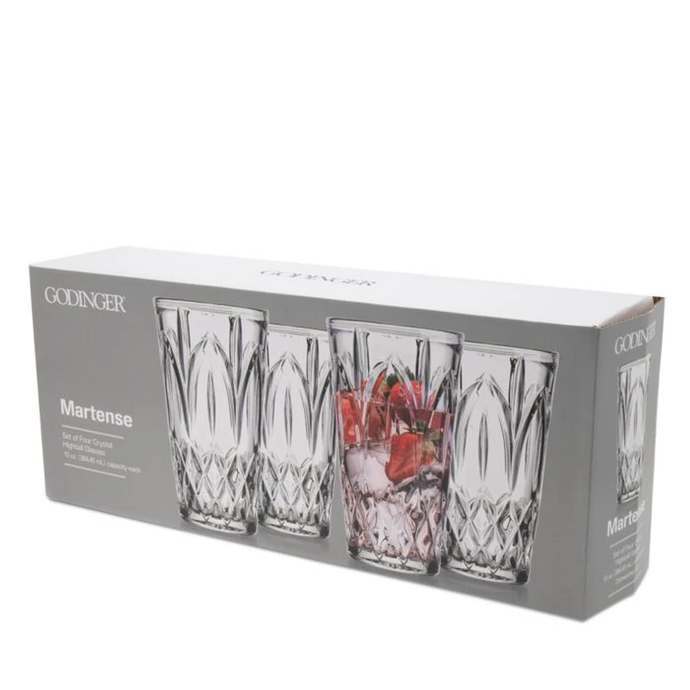 Martense Large Tumbler, Set of 4